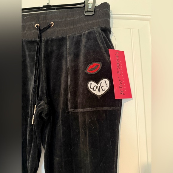 Betsey Johnson Velour Pant - Picture 3 of 7